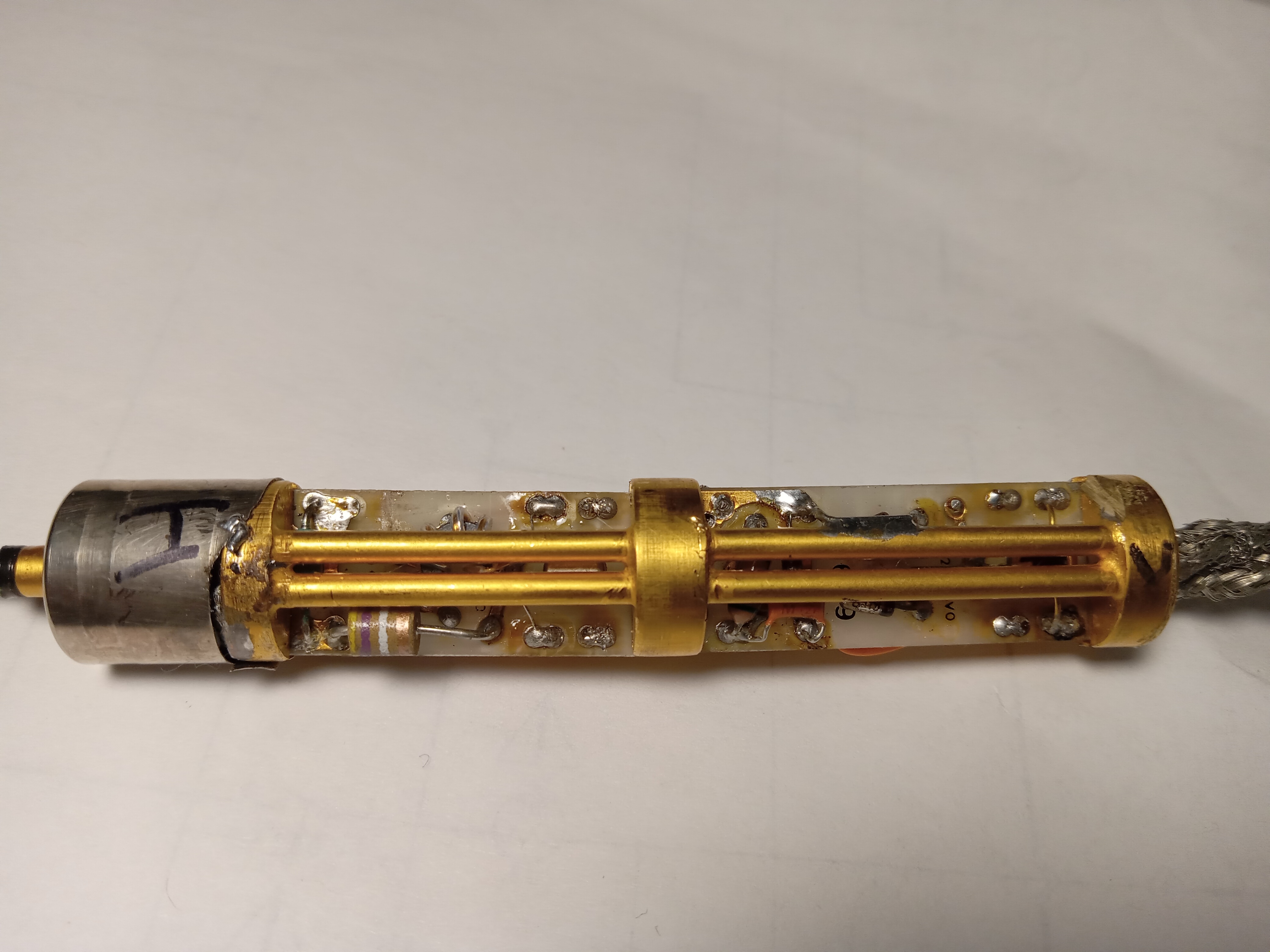 photo of probe construction